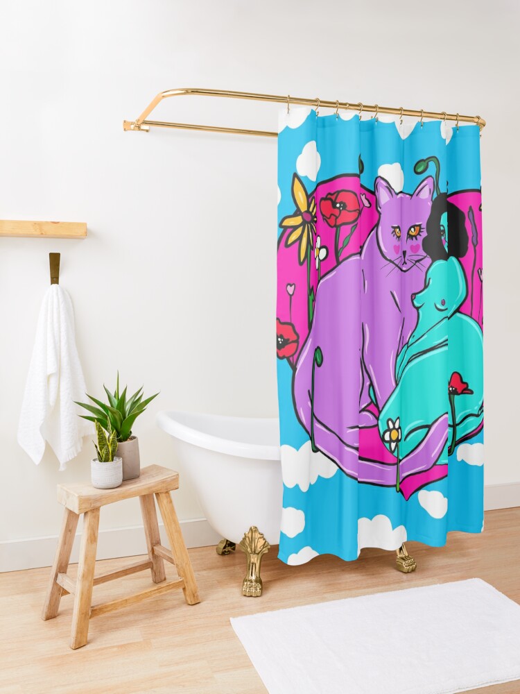 Disover Love Shower Curtain