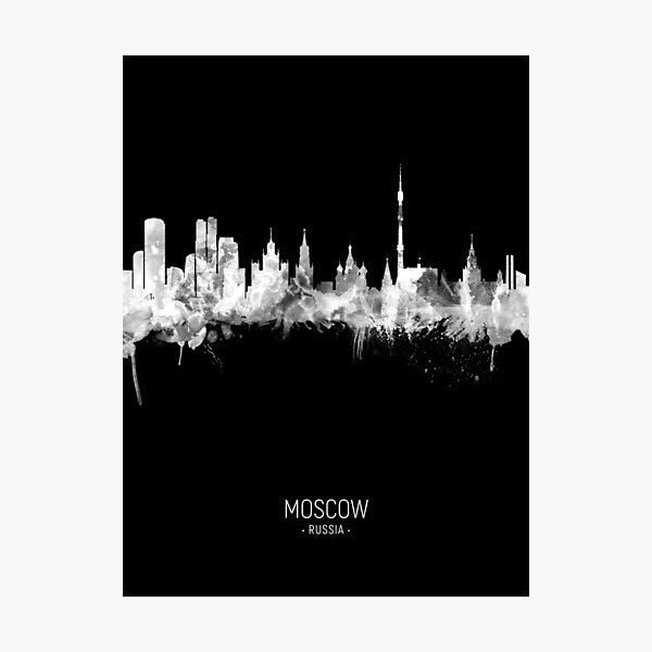 Item preview, Moscow Russia Skyline designed and sold by MICHAEL TOMPSETT.
