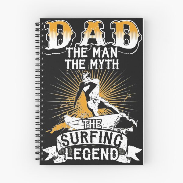 Item preview, Dad - The Man The Myth The Surfing Legend designed and sold by GeniusDesignArt.