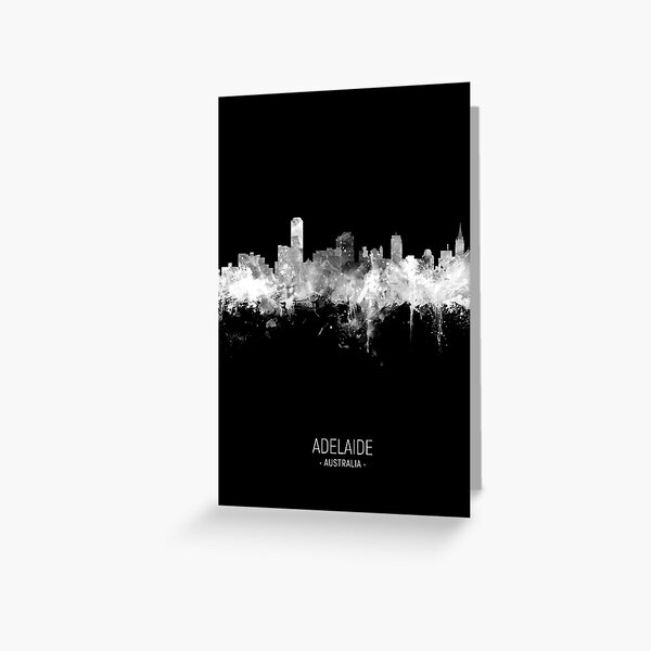 Item preview, Adelaide Australia Skyline designed and sold by ArtPrints.