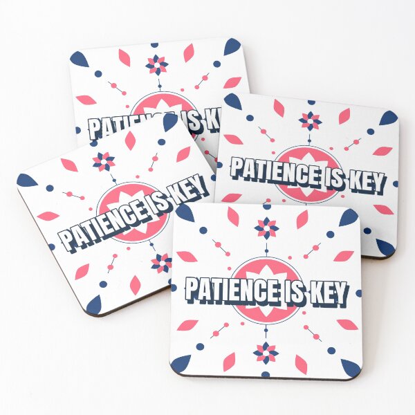 Item preview, Patience is Key Featuring Symmetric Colorful Pattern designed and sold by S Y N T H R E A L M.