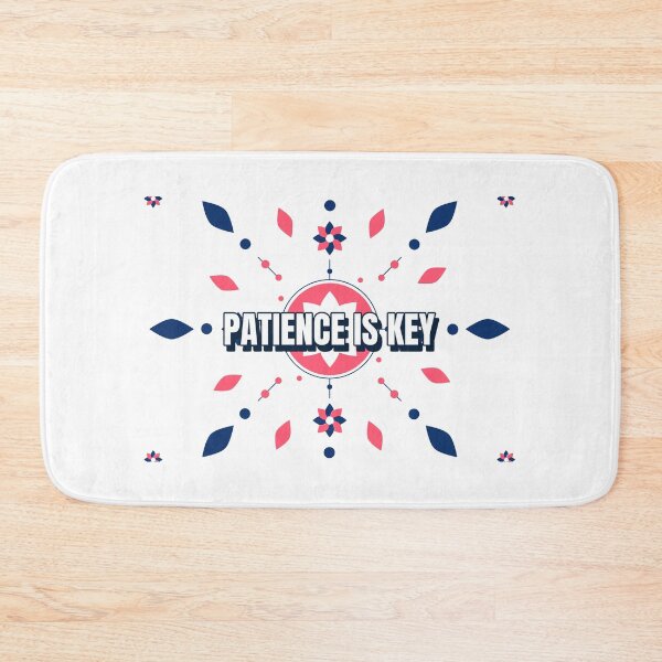Item preview, Patience is Key Featuring Symmetric Colorful Pattern designed and sold by S Y N T H R E A L M.