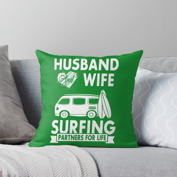 Item preview, Husband And Wife - Surfing Partner For Life designed and sold by GeniusDesignArt.