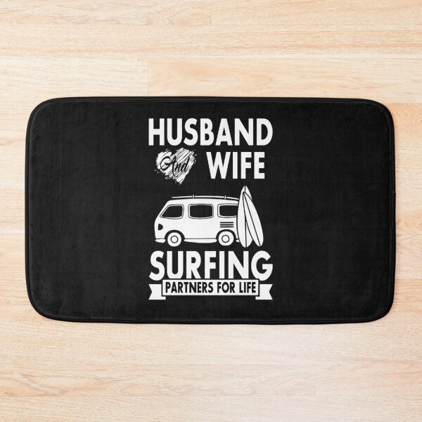 Item preview, Husband And Wife - Surfing Partner For Life designed and sold by GeniusDesignArt.