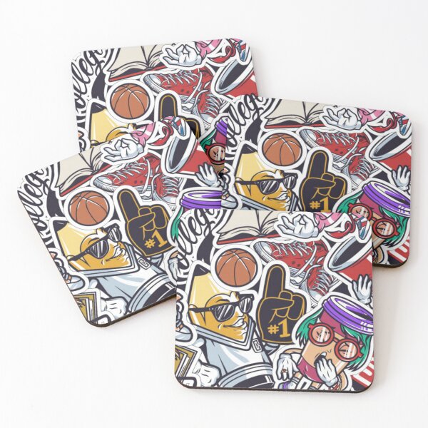 Item preview, Cartoons Colorful Pattern designed and sold by DopeTops.