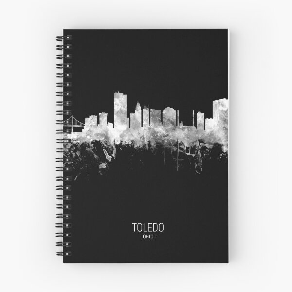 Aperçu de l'œuvre Toledo Ohio Skyline créée et vendue par ArtPrints.