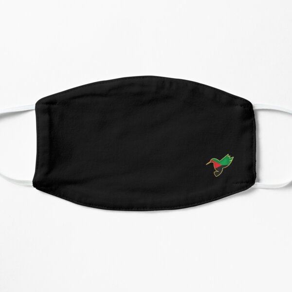 Colibri drapeau martinique Masque sans plis