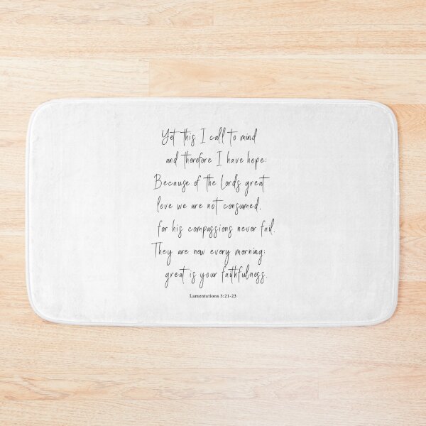 Item preview, Lamentations 3:21-23 designed and sold by corbrand.