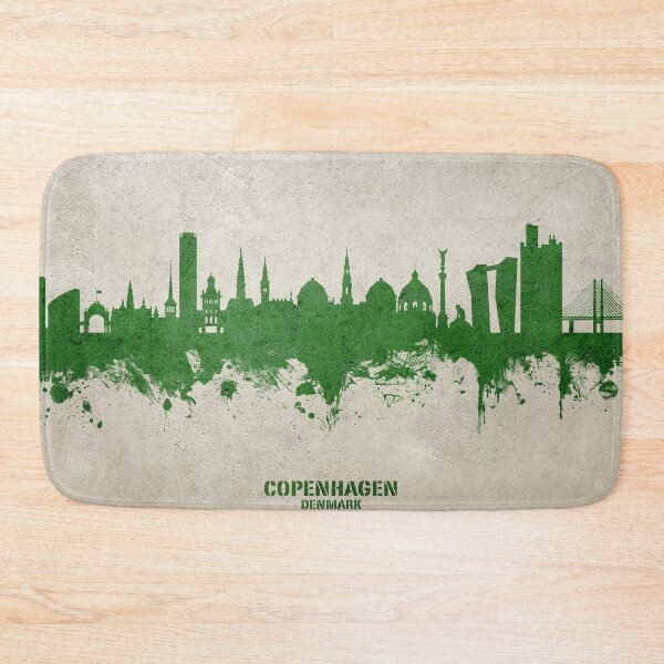 Item preview, Copenhagen Denmark Skyline designed and sold by ArtPrints.