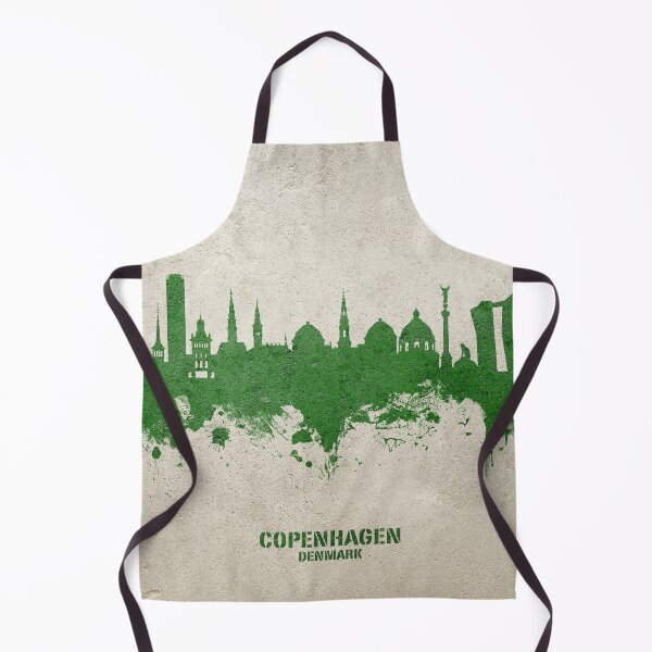 Item preview, Copenhagen Denmark Skyline designed and sold by ArtPrints.