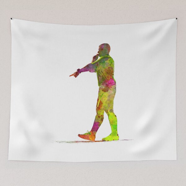 Item preview, Referee in watercolor, signaling foul 02 designed and sold by paulrommer.