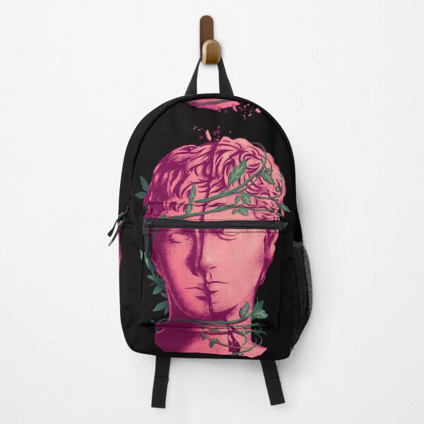 Item preview, Abstract Pink head with green leafs designed and sold by MyFreakyWorld.