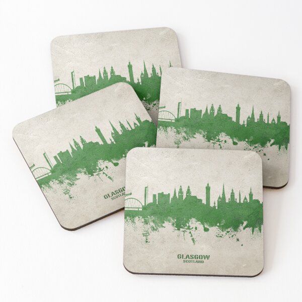 Item preview, Glasgow Scotland Skyline designed and sold by ArtPrints.