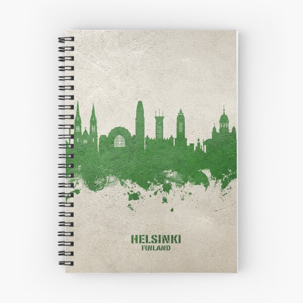 Aperçu de l'œuvre Helsinki Finland Skyline créée et vendue par ArtPrints.