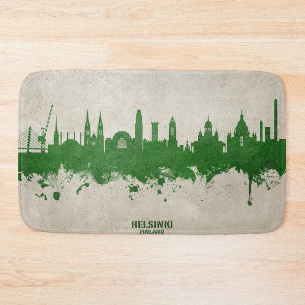 Aperçu de l'œuvre Helsinki Finland Skyline créée et vendue par ArtPrints.