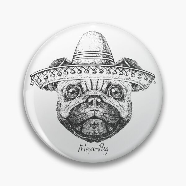Item preview, Kief Mexi-Pug designed and sold by kief-clothes.