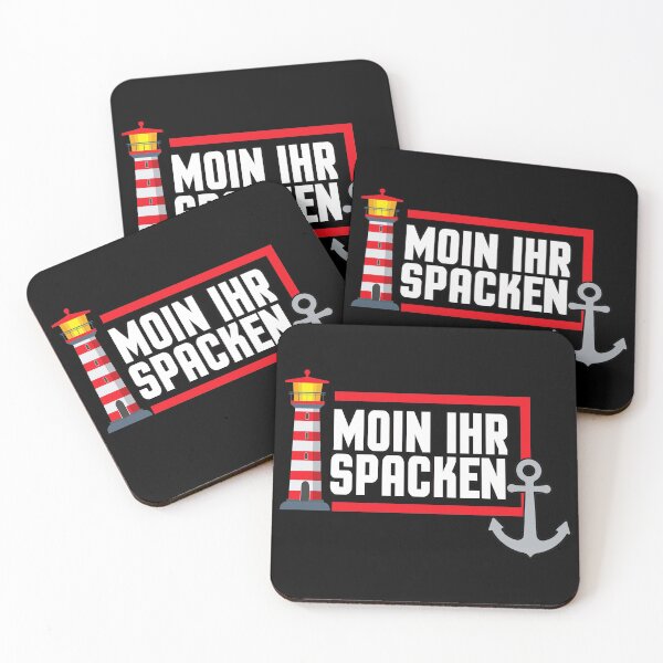Item preview, Moin ihr Spacken Funny North German Plattdeutsch designed and sold by redshirtz.