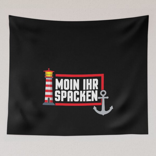 Item preview, Moin ihr Spacken Funny North German Plattdeutsch designed and sold by redshirtz.