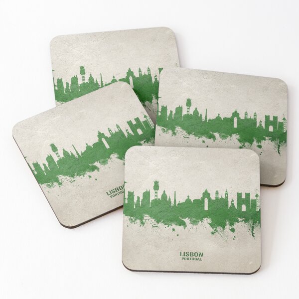 Item preview, Lisbon Portugal Skyline designed and sold by ArtPrints.