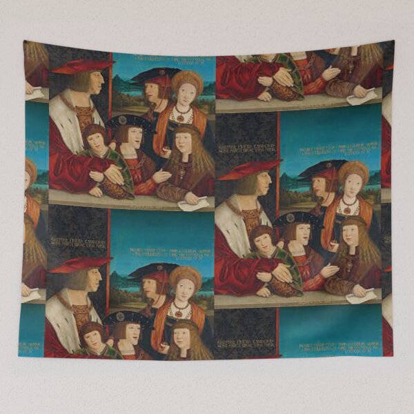 Item preview, The family of the Spanish royals vintage Habsburg portrait designed and sold by Vintage Designs +.