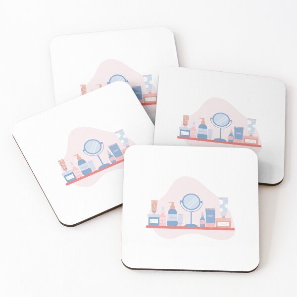 Item preview, Skincare Products on a Bathroom Shelf designed and sold by Aysel's Designs.