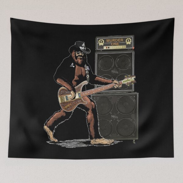 Item preview, Bigfoot Heavy Metal Bass Guitar Rocks! designed and sold by WOTUFAKA.