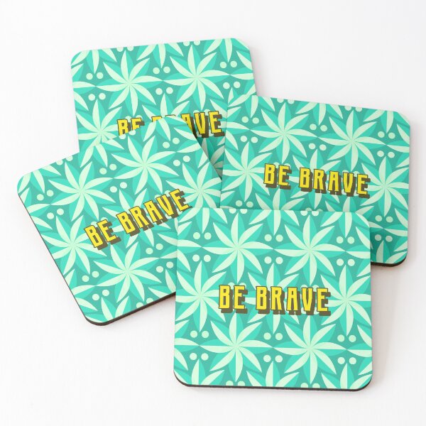 Item preview, Be Brave with A Wind Flower Pattern  designed and sold by S Y N T H R E A L M.