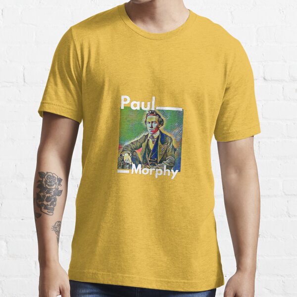 Paul Morphy Pop Art Chess T-shirt – Zero Blunders