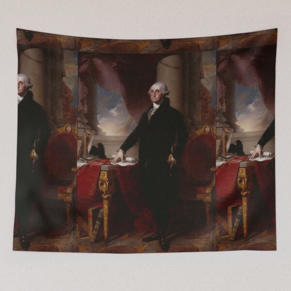 Item preview, Full length Portrait of George Washington designed and sold by Vintage Designs +.