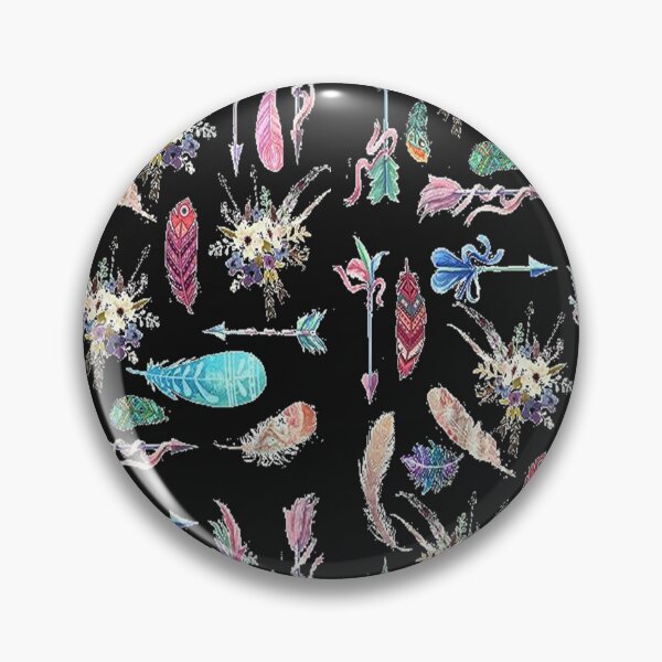 Item preview, Free spirit,tribal art,cute feather and arrow design, abstract art inspired by nature designed and sold by Adri Barnard.