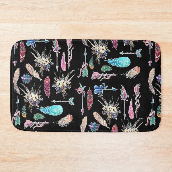 Item preview, Free spirit,tribal art,cute feather and arrow design, abstract art inspired by nature designed and sold by Adri Barnard.