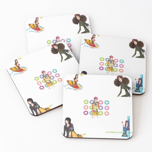 Item preview, Pretty Girls Stickers, Cute Girls Sticker designed and sold by alikane1.