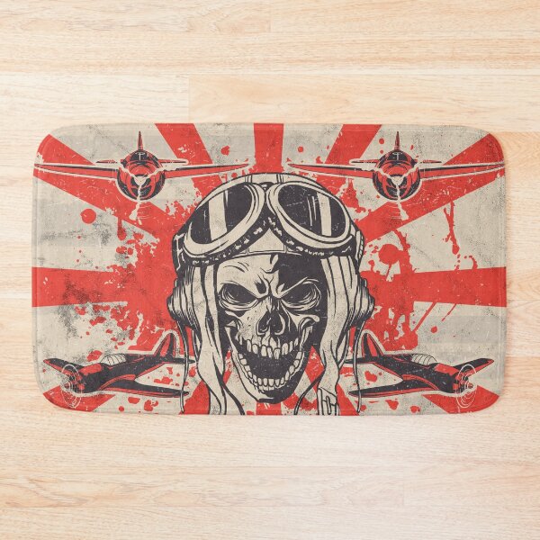 Item preview, Kamikaze Skull designed and sold by wazoosi.