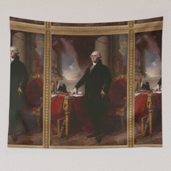 Item preview, Full length Portrait of George Washington designed and sold by Vintage Designs +.