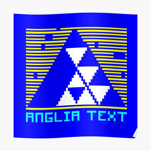 Anglia Television logo - Ceefax Poster