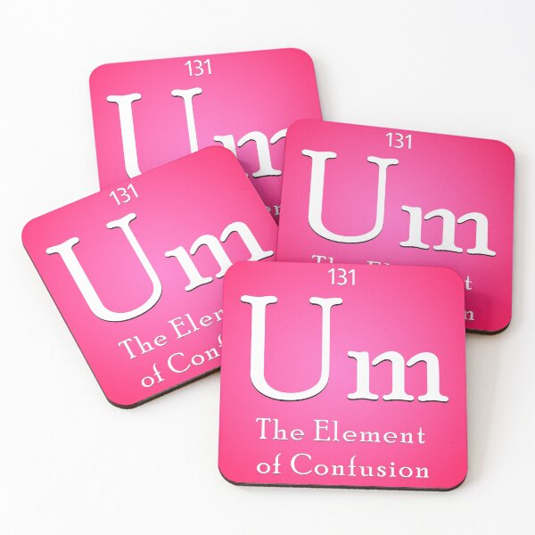 Item preview, Um - The Element of Confusion Essential Funny Chimistry Gift designed and sold by timizar.