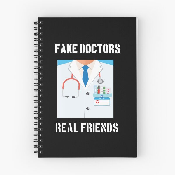 Item preview,  Fake doctors real friends designed and sold by Designhub14.