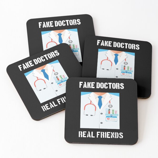 Item preview,  Fake doctors real friends designed and sold by Designhub14.