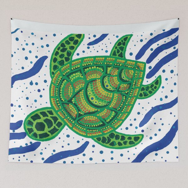 Item preview, Green Turtle Swimming designed and sold by MickAndoDesigns.