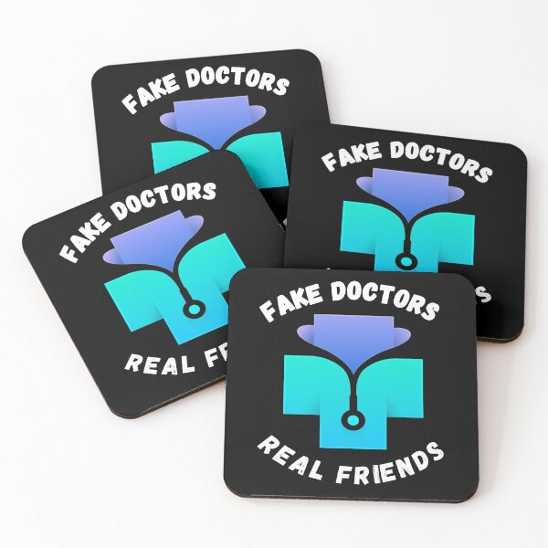 Item preview,  Fake doctors real friends designed and sold by Designhub14.