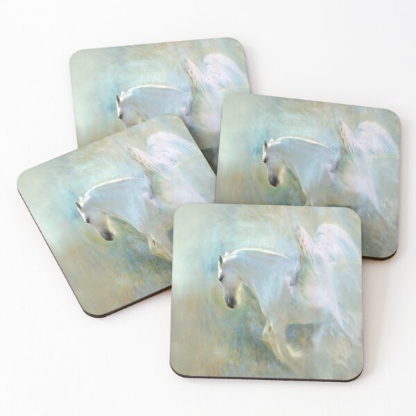 Item preview, White Horse - Painting designed and sold by blockshop.