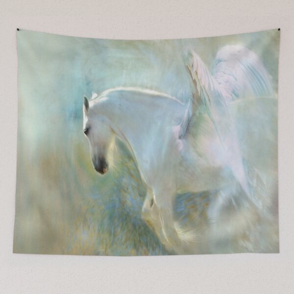 Item preview, White Horse - Painting designed and sold by blockshop.