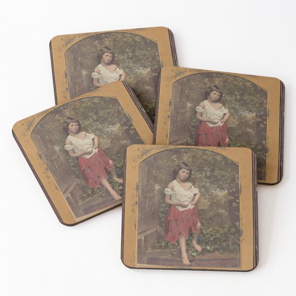 Item preview, Portrait of a little Ragamuffin - Vintage kitsch art designed and sold by Vintage Designs +.