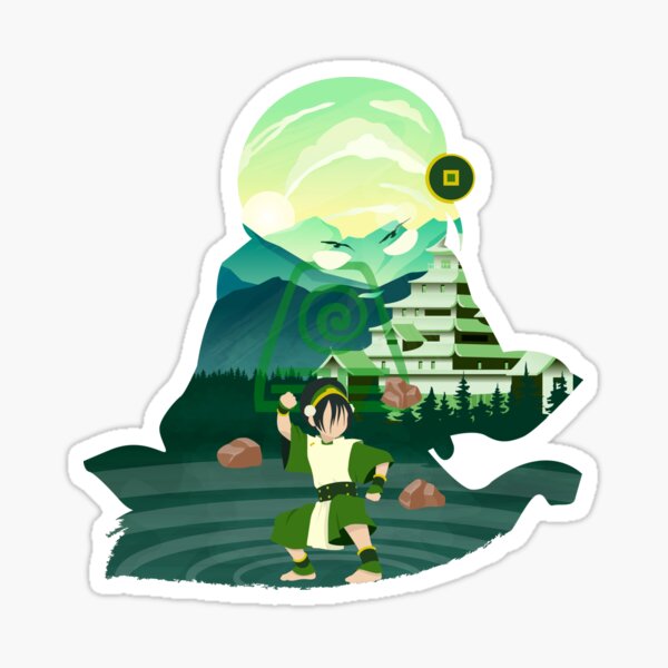 Item preview, Avatar The Last Airbender Toph Beifong Illusion Art designed and sold by oreofrost.