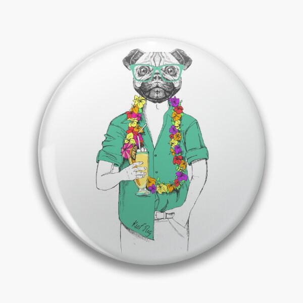 Item preview, Kief Aloha Pug Hawaai designed and sold by kief-clothes.