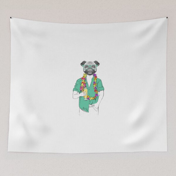 Item preview, Kief Aloha Pug Hawaai designed and sold by kief-clothes.
