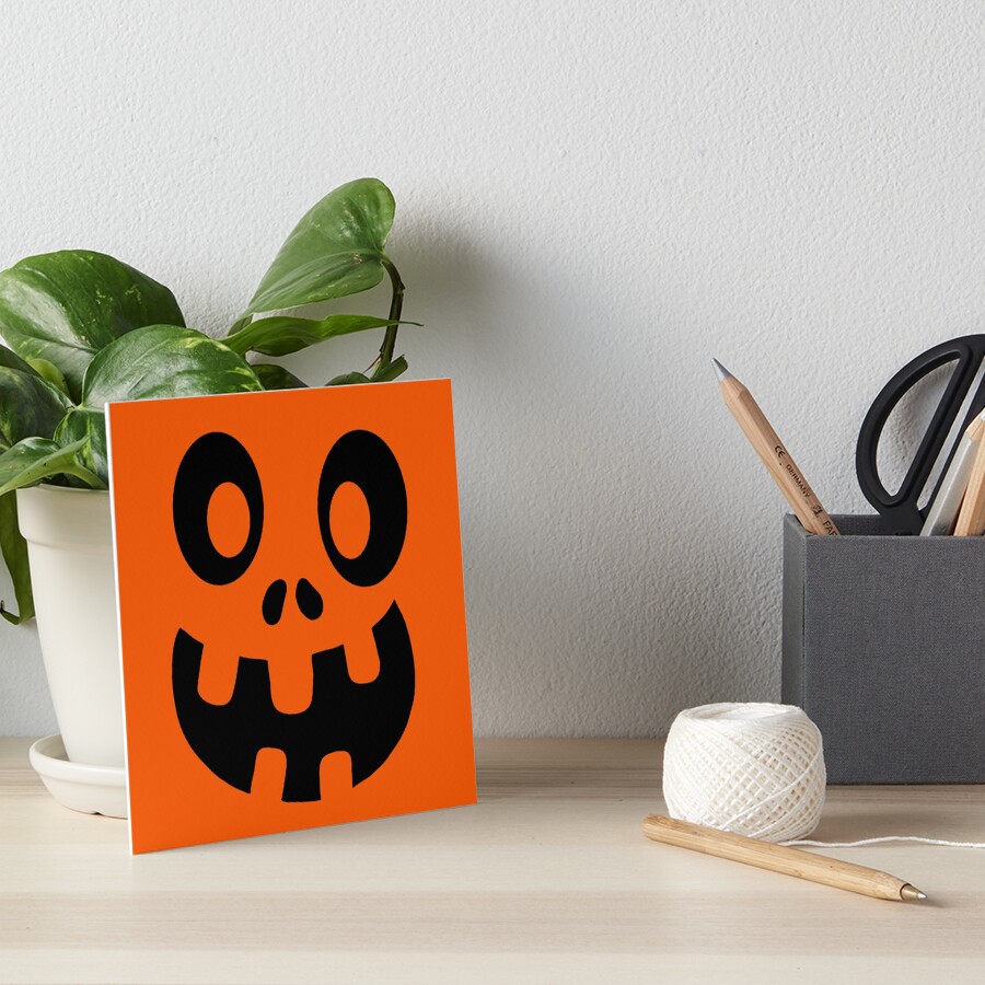 halloween-toothy-grin-pumpkin-face-art-board-print-by-deliliahdoodles