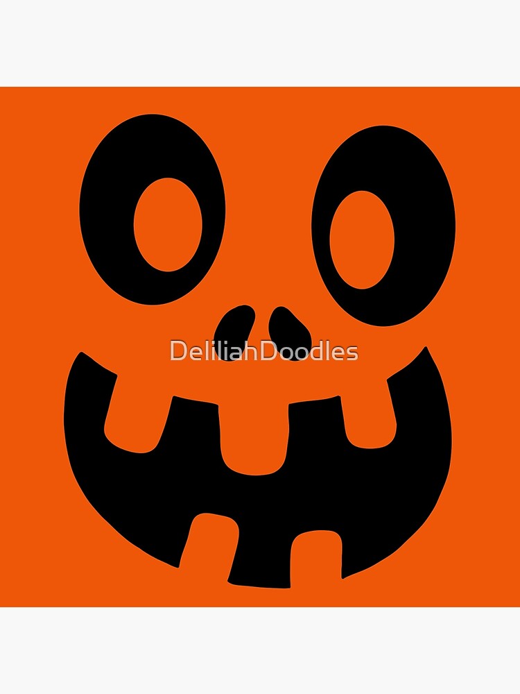 halloween-toothy-grin-pumpkin-face-art-print-by-deliliahdoodles