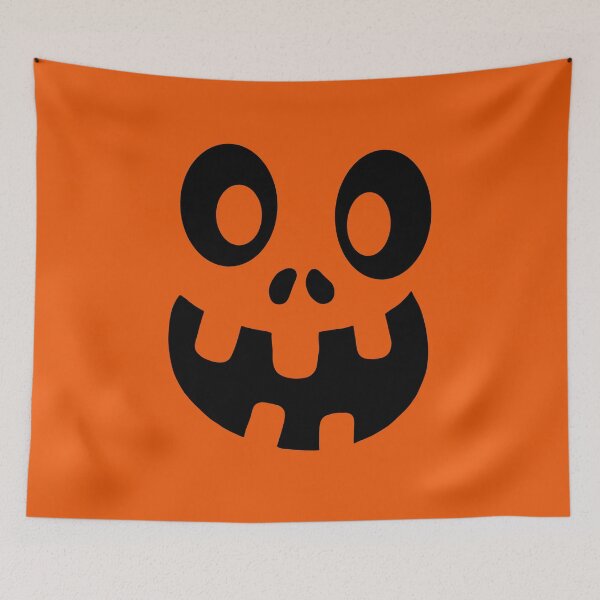 Item preview, Halloween Toothy Grin Pumpkin Face designed and sold by DeliliahDoodles.