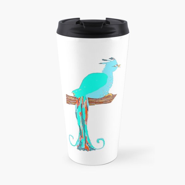 Small bird with big tail Travel Mug